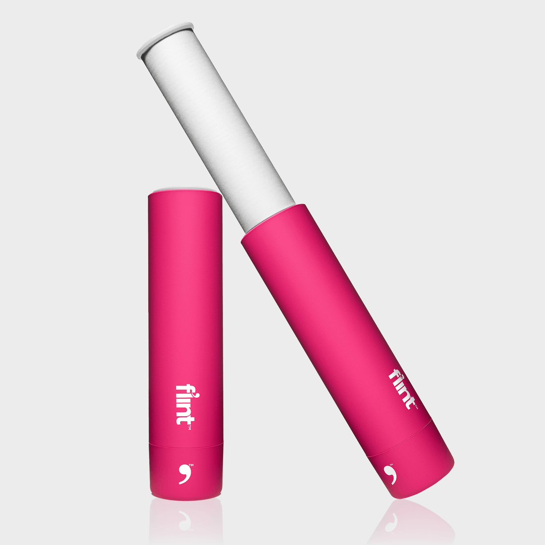 Flint Mini Lint Roller – Pink – 90 Sheets (Value Pack)