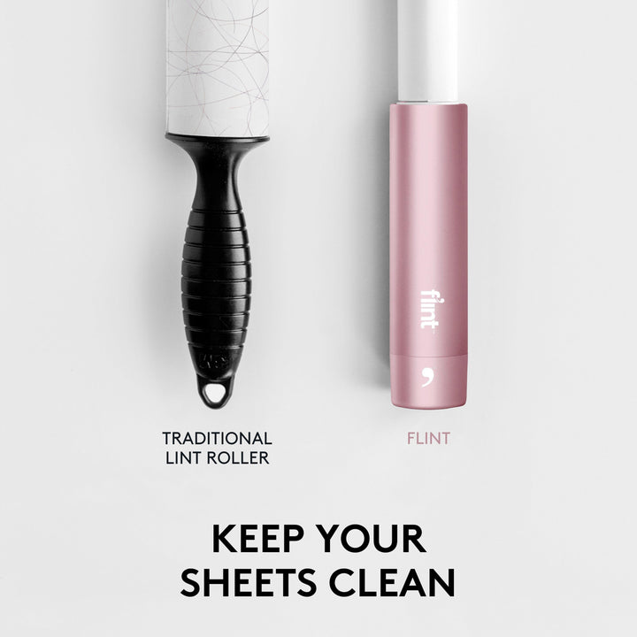 Flint Mini Lint Roller – Rose Gold – 90 Sheets (Value Pack)