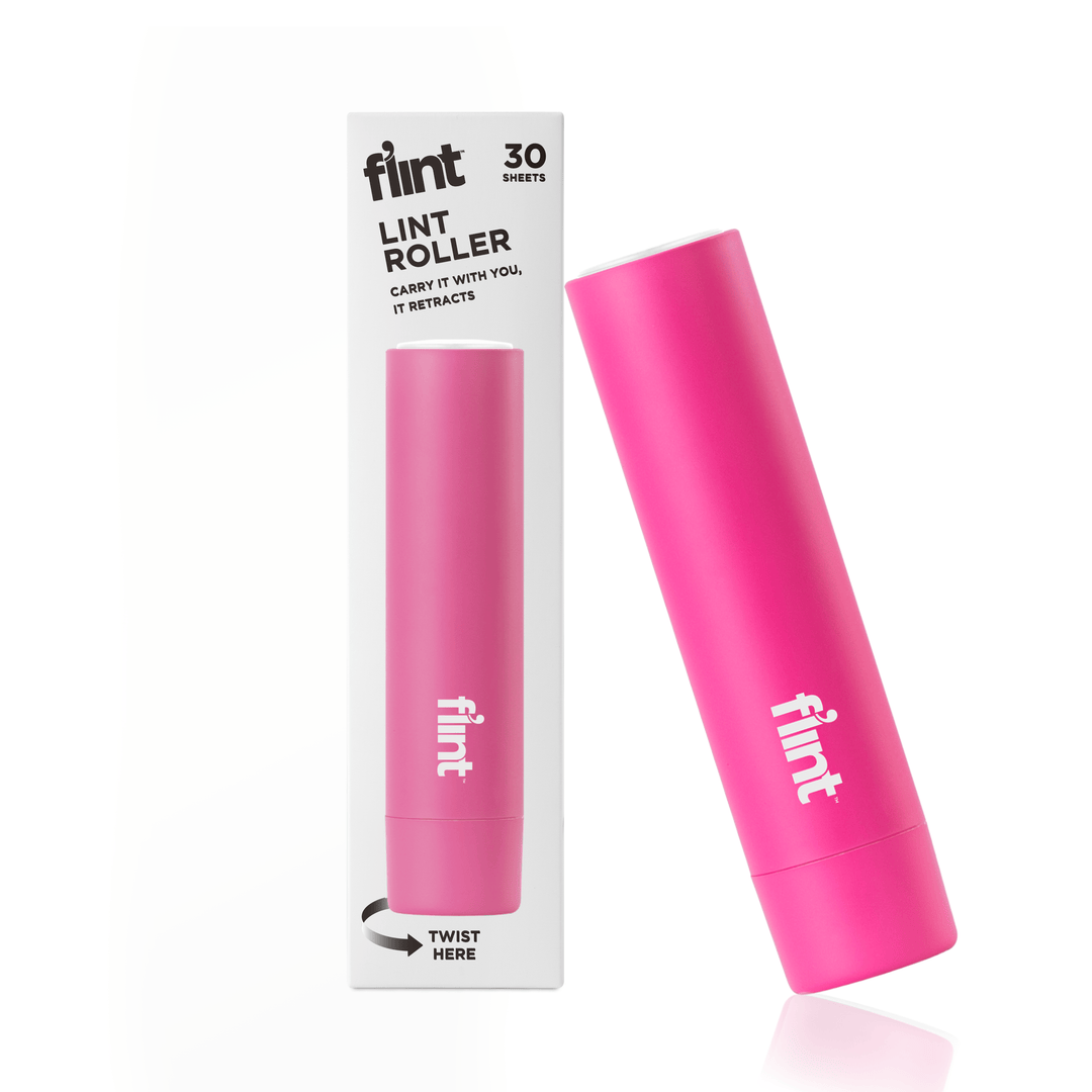 Flint Mini Lint Roller – Pink – 30 Sheets